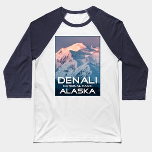 Denali National Park, Alaska Baseball T-Shirt